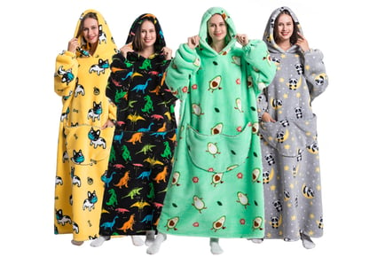 Matching Family Snuggle Hooded Blankets - 9 Styles