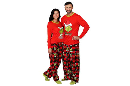 The Grinch Inspired Matching Family Christmas Pyjamas