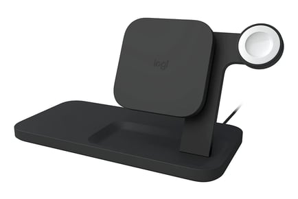 Logitech Wireless 3-in-1 Charging Dock - iOS Compatible