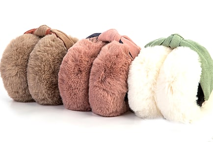 Women's Jumbo Fluffy Warm Earmuffs - 6 Colours to Choose From!