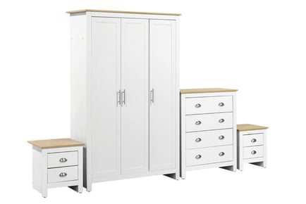 Bedroom Furniture - Light Grey, Dark Grey or White!