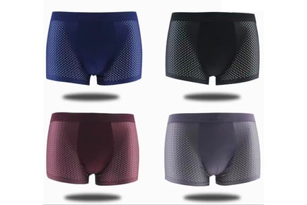Men's IceMesh Soft Breathable Boxers - 4 Colour Options