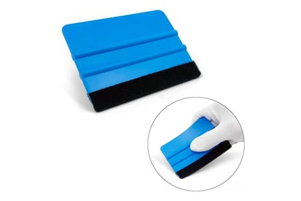 Blue Felt Edge Squeegee - Great for Winter!