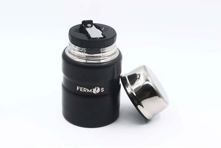 500ml Fermos Food Flask - Blue, Black, Gold or Red