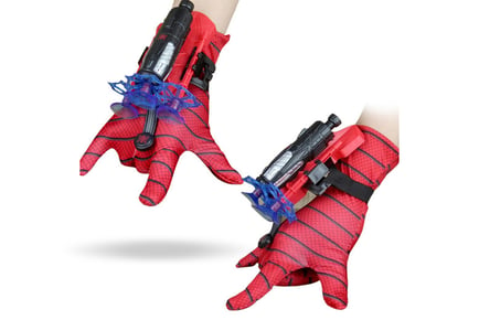 Kids' Spider Web Blaster Glove Toy!