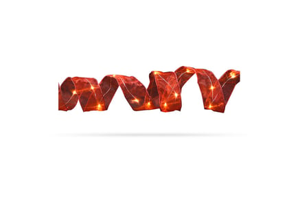 Christmas Ribbon Fairy Lights - 5m or 10m