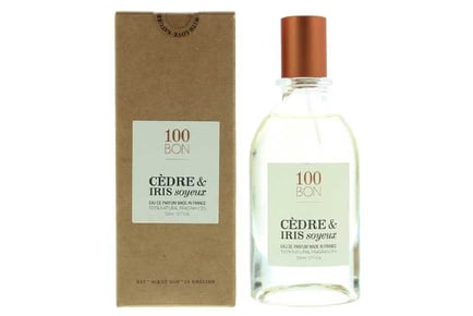 100 Bon Cedre '--'&'--' Iris Soyeux Eau de Parfum 50ml