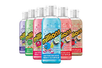 Millions Alcohol Hand Sanitizers - 6 pack bundle