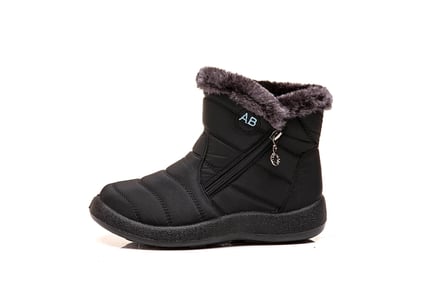 Women's Fur Lined Winter Snow Boots - 5 Colour Options