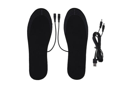 USB Heated Insoles - 2 Sizes