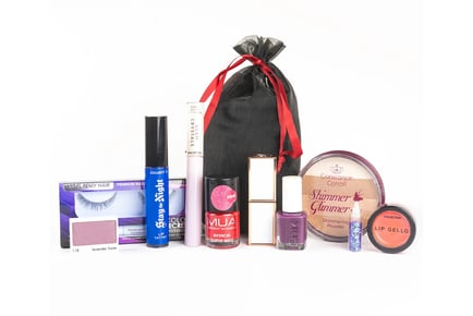 Secret Santa Lucky Dip Makeup Bag - 5 Or 10 Branded Items!