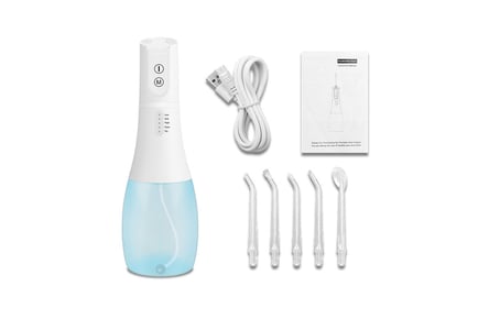 Alivio Cordless Oral Water Flosser With 5 Jet Tips