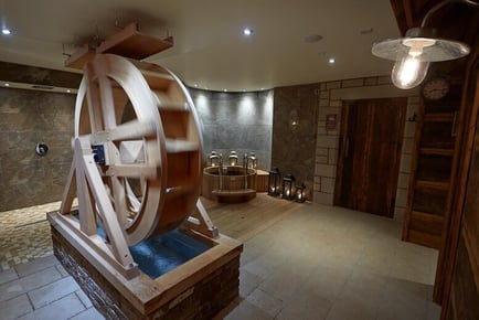 Twilight Spa Experience & 2-Course Dinner For 2 - Mill Wheel Spa - Leek