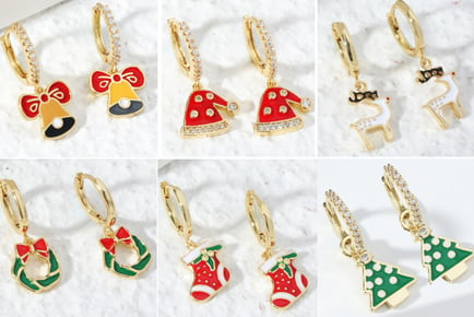 Cute Christmas Drop Earrings - 6 options!