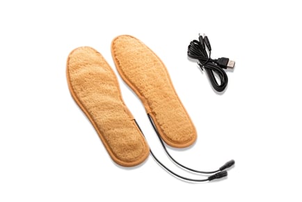 USB Heated Shoe Insole - 6 Size Options