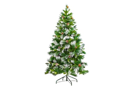 6ft Frosted Green Christmas Tree