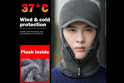 Multifunction Fleece Hat & Neck Warmer - 3 Colours