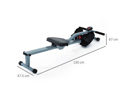 HOMCOM Rowing Machine Trainer - Comes With a Display!