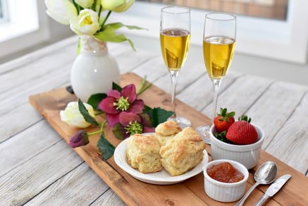 Traditional Afternoon Tea for 2 With Prosecco - The Orchid Hotel