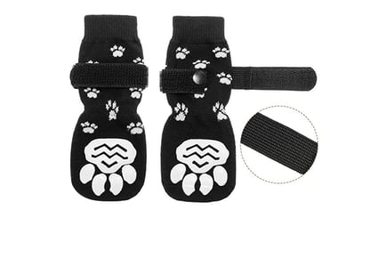 Non-Slip Dog Socks - 4 Colours!