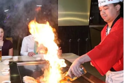 Japanese Teppanyaki Dining - 5-Course Menu for 2 or 4, The Cube