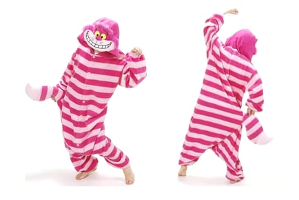 One-Piece Cheshire Cat Pyjamas - In 4 Sizes