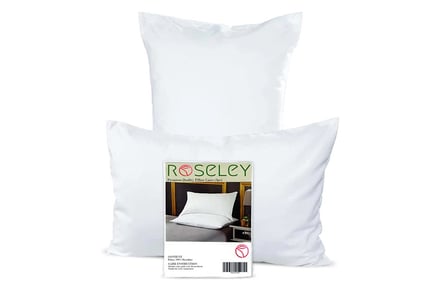 Microfiber White Pillowcases 4 Pack