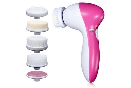 5-In-1 Electrical Facial Cleansing Brush