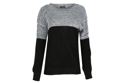 Women's Darci Colour Block Knitted Jumper - 6 Colours