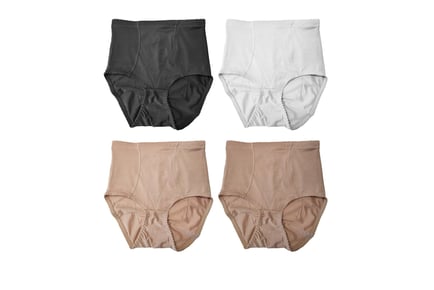 Women's Light Control Shaping Underwear Deal - 4 Pack!