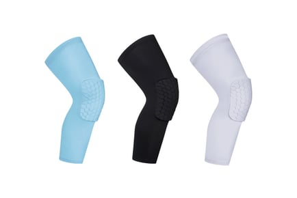 Padded Sports Knee Pads - Black, White or Blue!