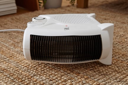 Neo White Electric Fan Heater 2000W