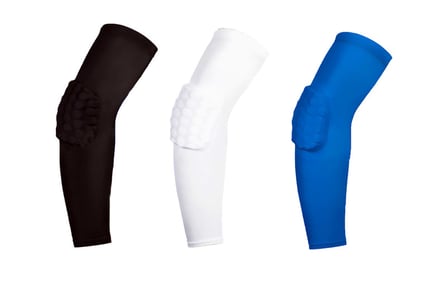 Compression Sleeve with Honeycomb Elbow Pad