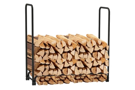 Neo Outdoor Metal Log Storage Rack - 2 Sizes Available