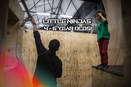 Little Ninja Class for 2 - Fluidity Freerun Academy - Half Term Availability