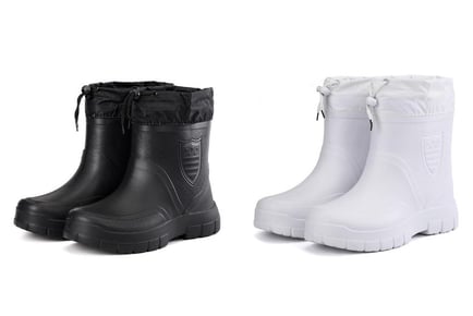 Men's Lightweight Waterproof Boots - Black or White