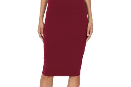 Womens Pencil Skirt in 4 Colours