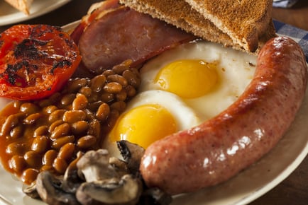 Breakfast with a Hot Drink for 2 - Bridgwater