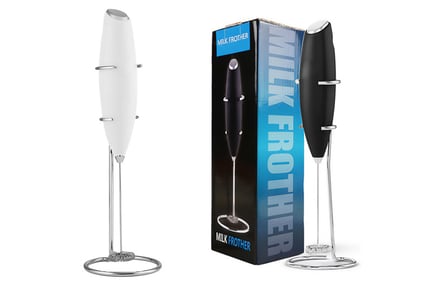 Handheld Milk Frother - White or Black