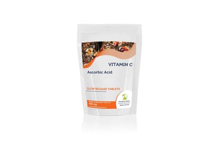 Vitamin C Slow Release Vegan Tablets - Up to 16mth Supply!