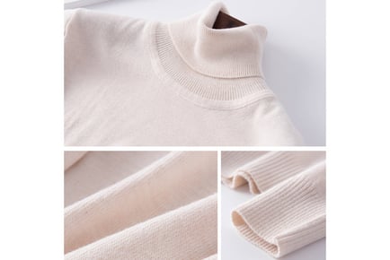 Women's Casual Turtleneck Top - 8 Colour Options