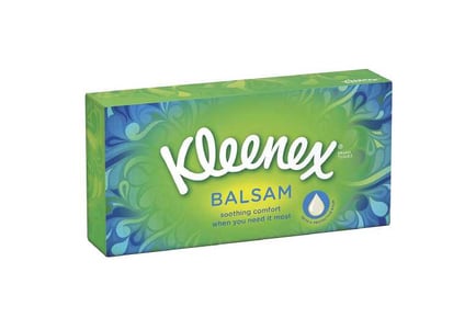 Kleenex Balsam Facial Tissues 12 Boxes