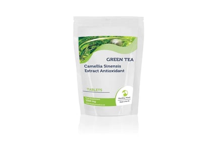 Green Tea 1000mg Tablets - Up to 16mth Supply!