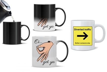 Funny Novelty Quote Mugs - Tons of Designs!