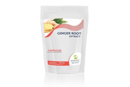 Ginger Root Extract Tablets - 3, 6 or 16-month Supply!