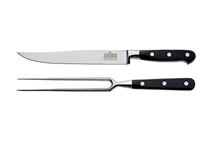 Stainless Steel Carving Knife & Carving Fork Set