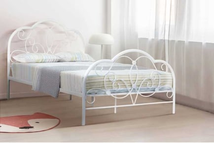 Alexis Metal Bed with optional Mattress