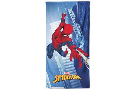 Marvel Spider-Man Blast Printed Beach Towel