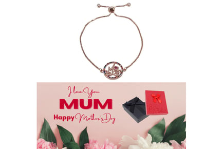 Mum Bracelet with Colour Crystals+MD Box