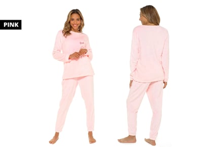 Snuggly Pyjama Co-ord - Black, Grey or Pink!